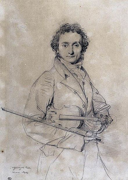 Paganini, por Jean-Auguste Dominique Ingres, 1819 (1).JPG